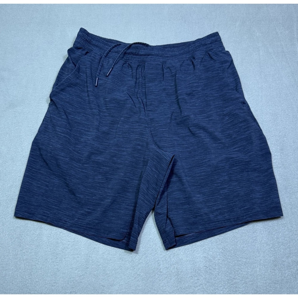Lululemon Pace Breaker Shorts Mens L Out Of Mind Liner Blue Performance Stretch